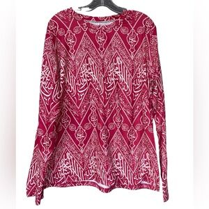 Exclusive Arabic print long sleeve XXL